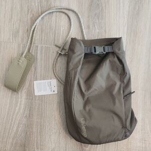 lululemon athletica Khaki Green Packable Tote Bag